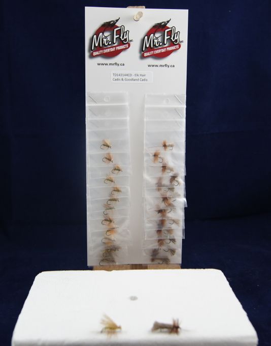Elk Hair & Goodland Cadis Trout Dry Fly-0