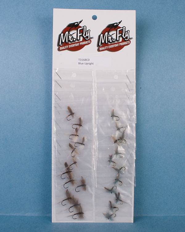 Blue Upright Trout Dry Fly-0