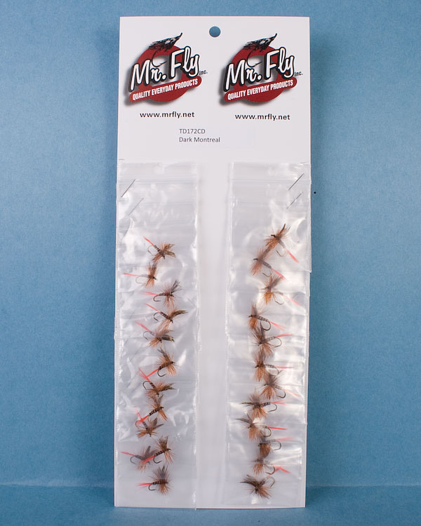 Dark Montreal Trout Dry Fly-0