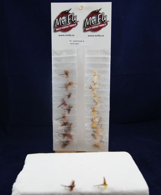 Cahill ~ Dark & Light Trout Dry Fly-0