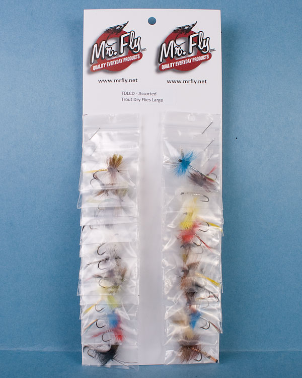 Trout Large ~ Assorted Dry Fly-0