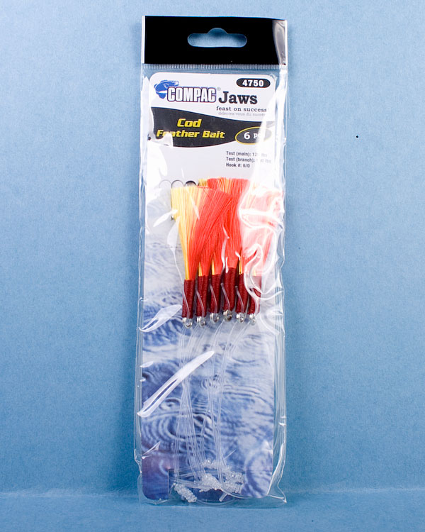 Cod Polypropylene Rigs - Red/Yellow ~ 6 per string-0