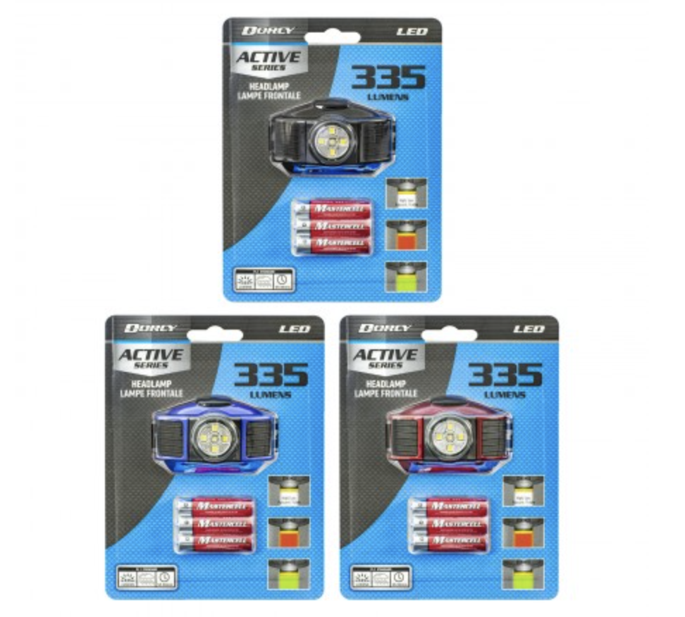 Dorcy LED Headlight w/3 color lights-0