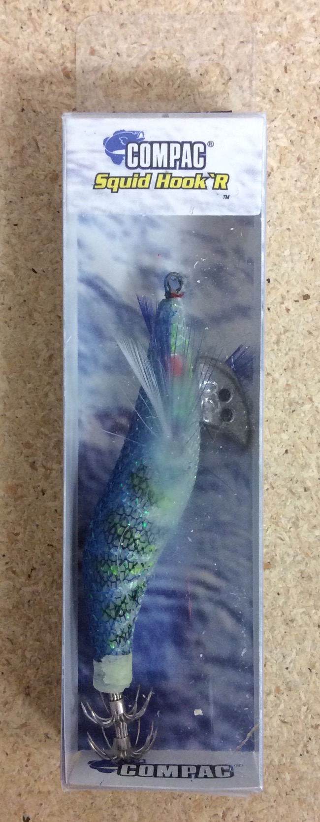 Squid Hook'r Fish Shape Jig - 3-1/4" / 8cm ~ Blue-0