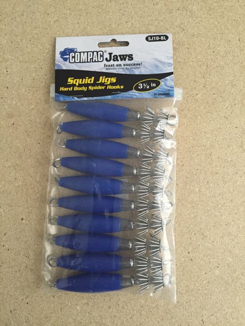 Squid Jig - Blue ~ 10 per pack-0