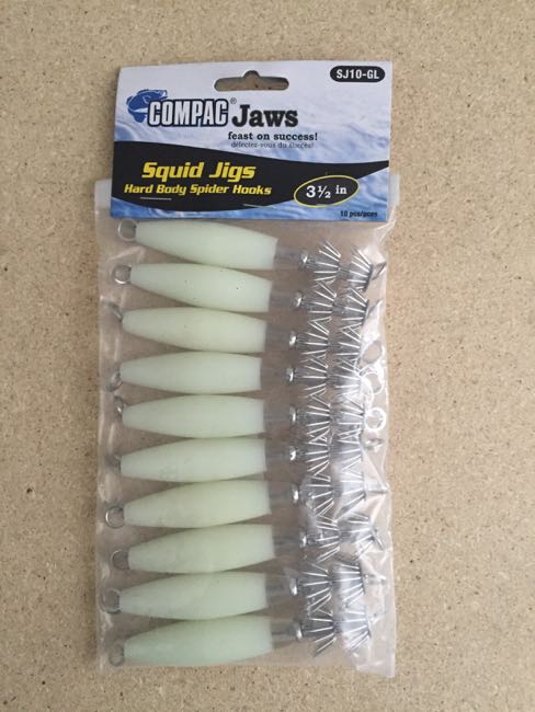 Squid Jig - Glow ~ 10 per pack-0