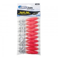 Squid Jig - Red ~ 10 per pack-0