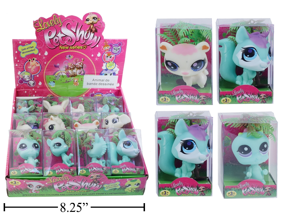 Lovely Pet Show Animals - 2" ~ 12 per display-0