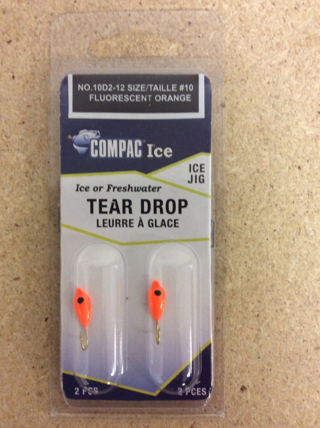 Tear Drops - Size 10 ~ Fluorescent Orange-0