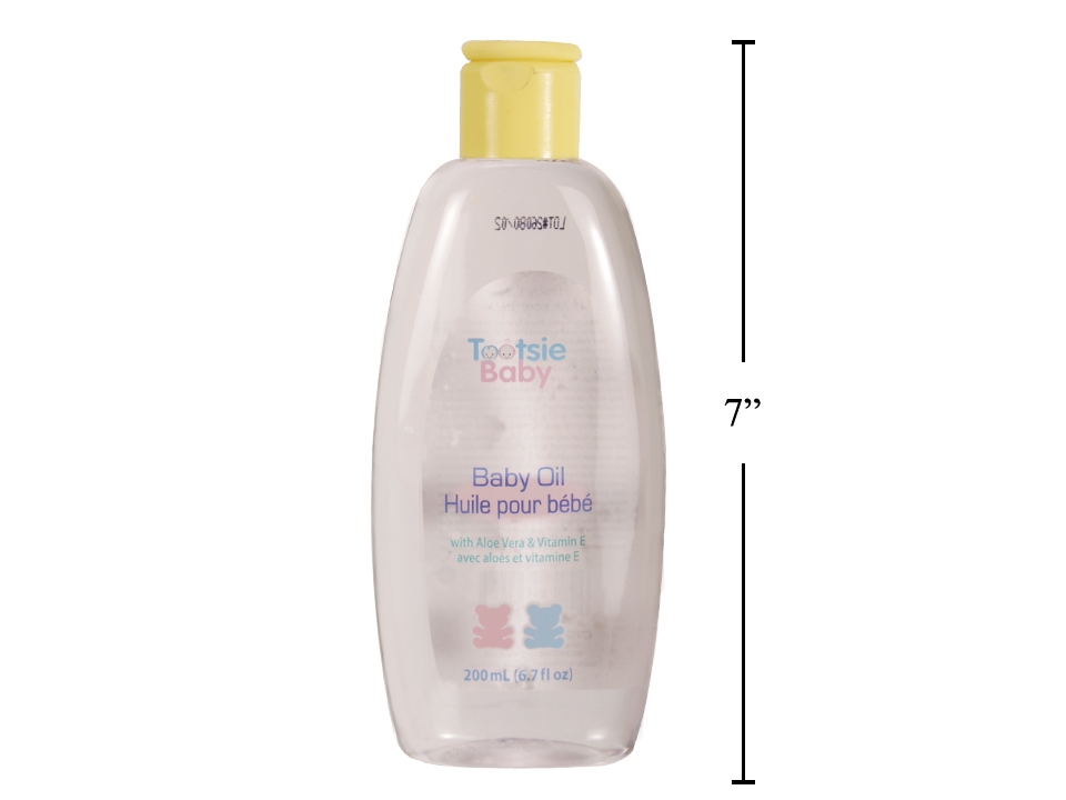 Tootsie Baby Oil ~ 6.7oz / 200ml bottle-0