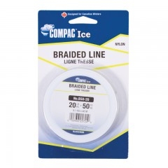 Black Braided Line 20lb ~ 50 yard spool-0
