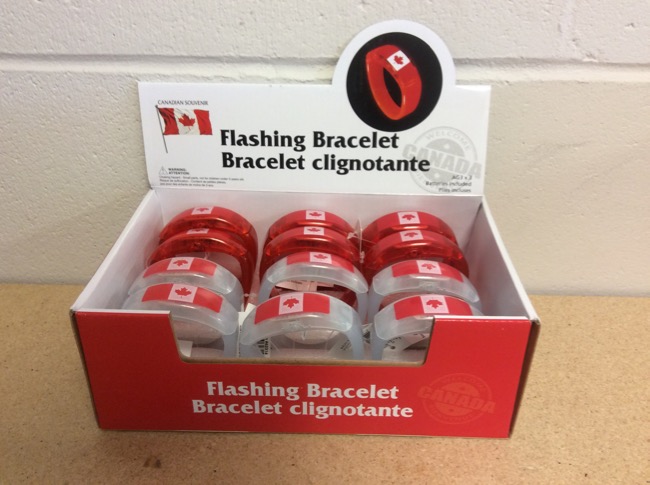 Canada LED Flashing Bracelets-0