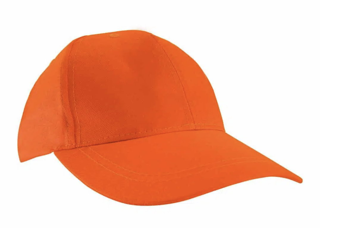 Fluorescent Orange Ball Cap -0