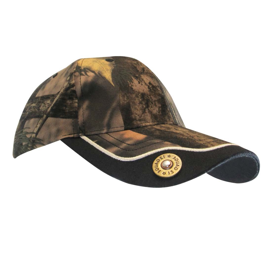 Camo Ball Cap w/12 Gauge Shell -0