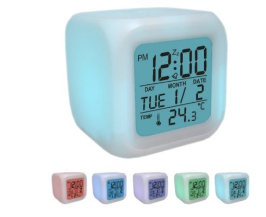 Color Changing Digital Alarm Clock-0