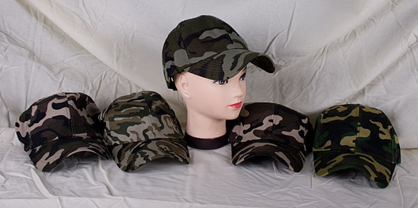 Woodland Camo Ball Cap -0