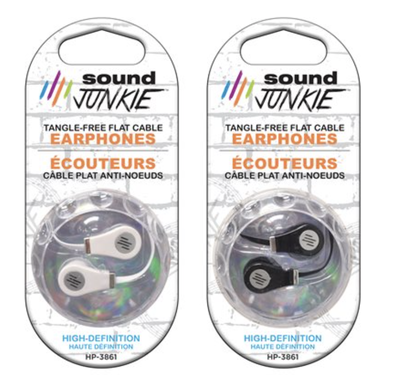 High Definition Earphones w/Flat Wire-0