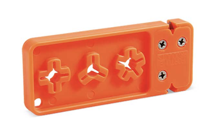 AccuSharp Broadhead Sharpener & Wrench ~ Fluorescent Orange-0