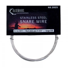 Stainless Steel Snare Wire ~ 21 gauge / 20'-0