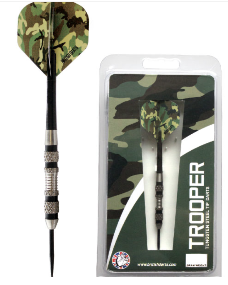 British Darts Trooper Darts ~ 80% Tungsten-0
