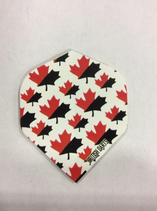 Pentathlon Flight ~ Red & Black Maple Leaf-0