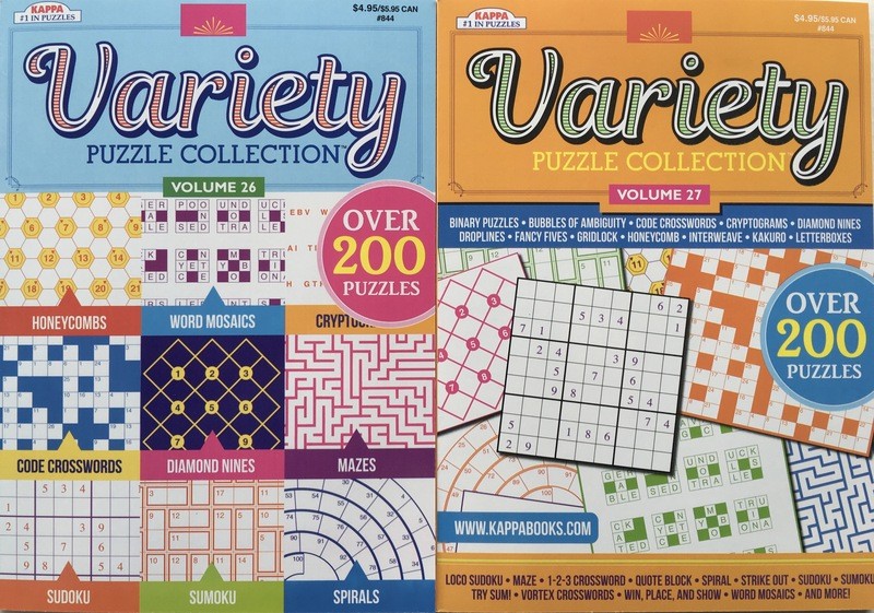 Variety Puzzles and Games Book -0