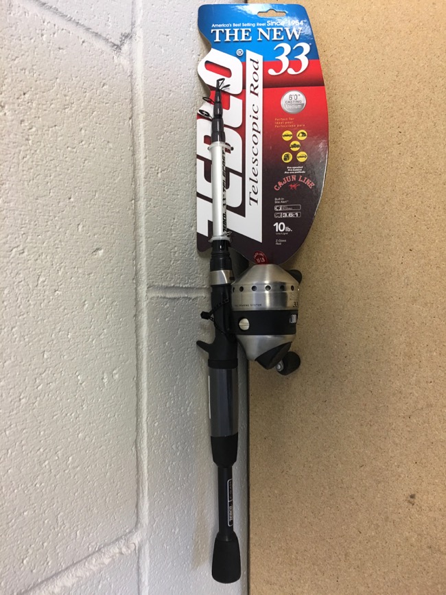 Zebco Authentic 33 Telescopic Spincast Combo ~ 6'0 ~ CASE OF 4-0