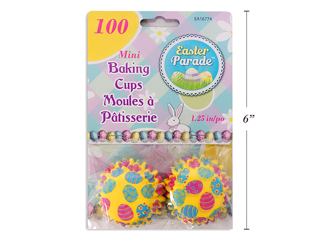 Easter Mini Baking Cups - 1.25" ~ 100/pk-0
