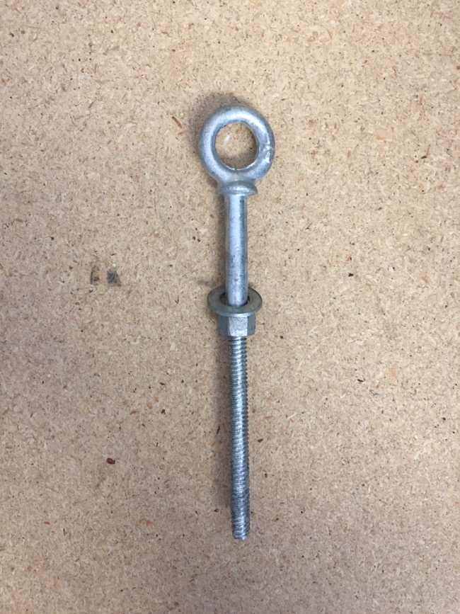 Eyebolt w/Nut & Washer ~ 1/4" x 4"-0