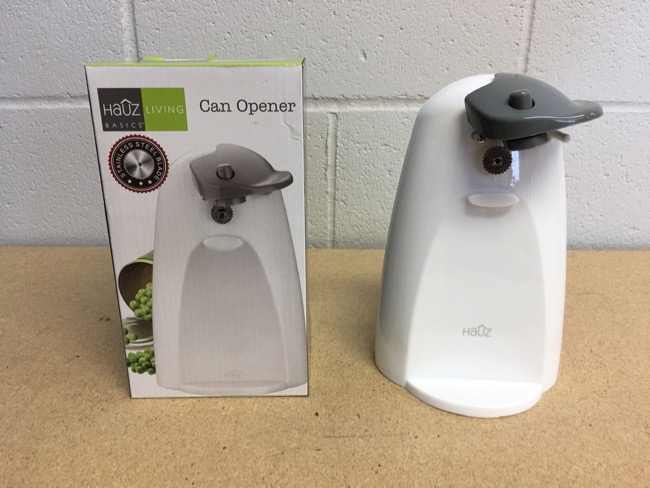 Electric Can Opener ~ White-0
