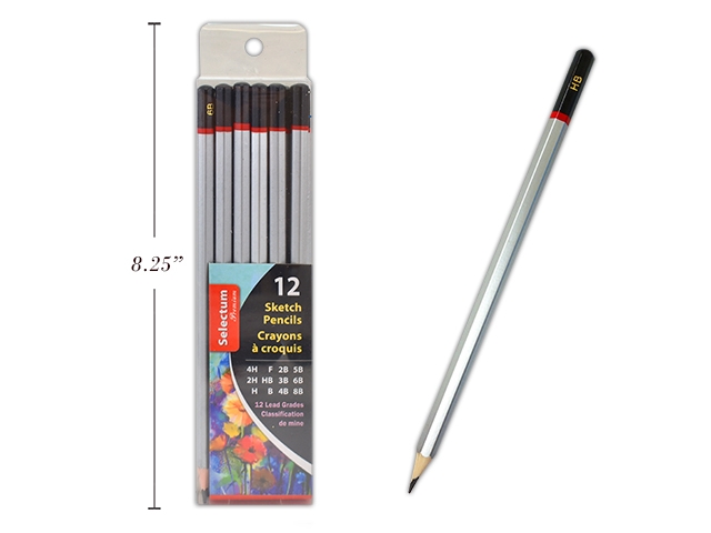 Selectum Sketch Pencils ~ 12 Lead Grades-0