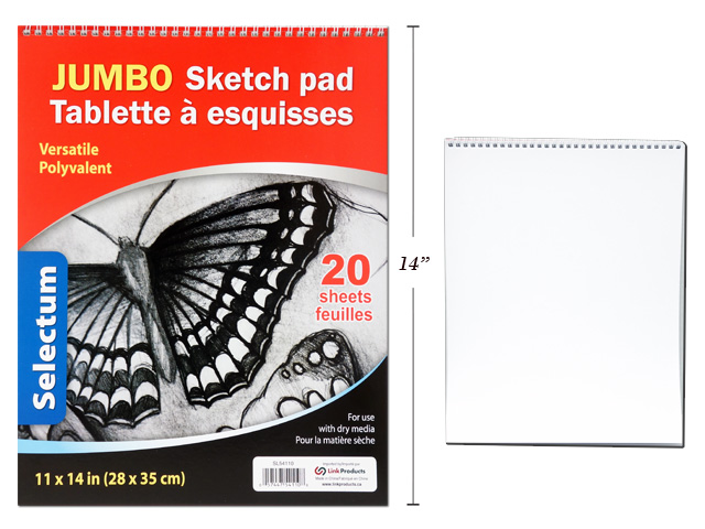 Selectum Jumbo Sketch Pad - 11" x 14" ~ 20 sheets-0