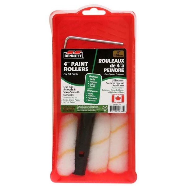 Bennett 4" Paint Roller Set-0