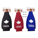 Canada Bottle Cooler w/Zipper ~ 7"H -0