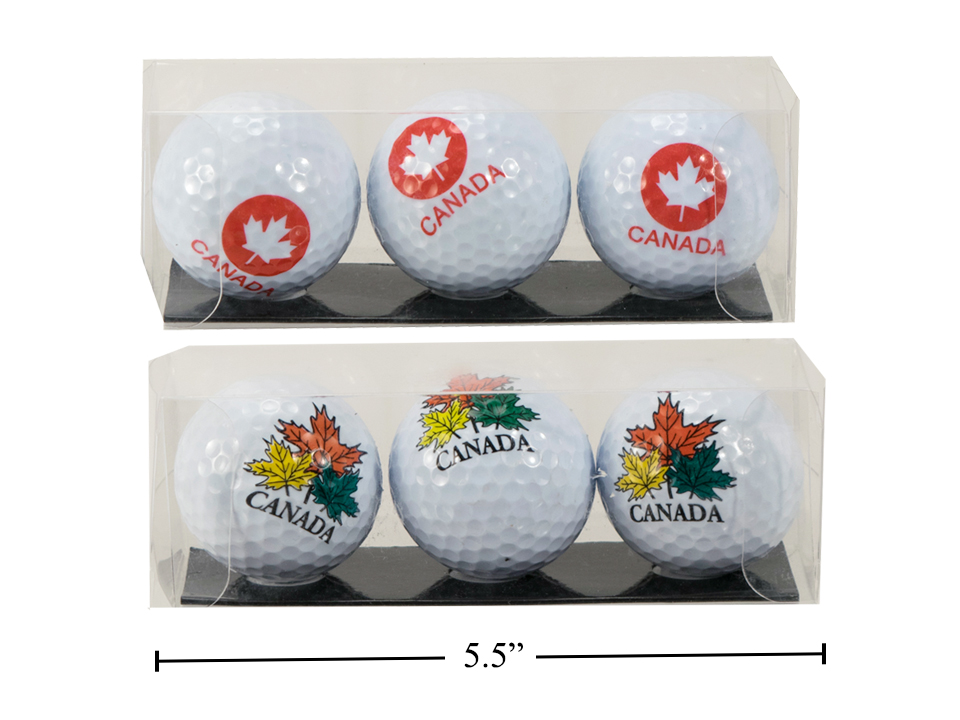 Canada Golf Balls ~ 3 per pack -0