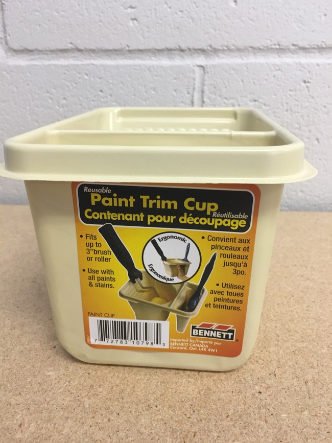 Bennett Plastic Re-Usable Paint Trim Cup-0