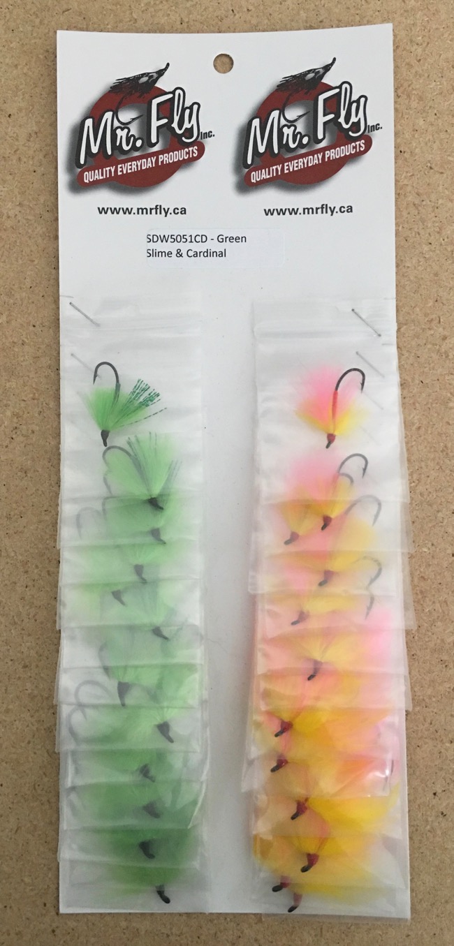 Green Slime & Cardinal Fall & Black Salmon Flies-0
