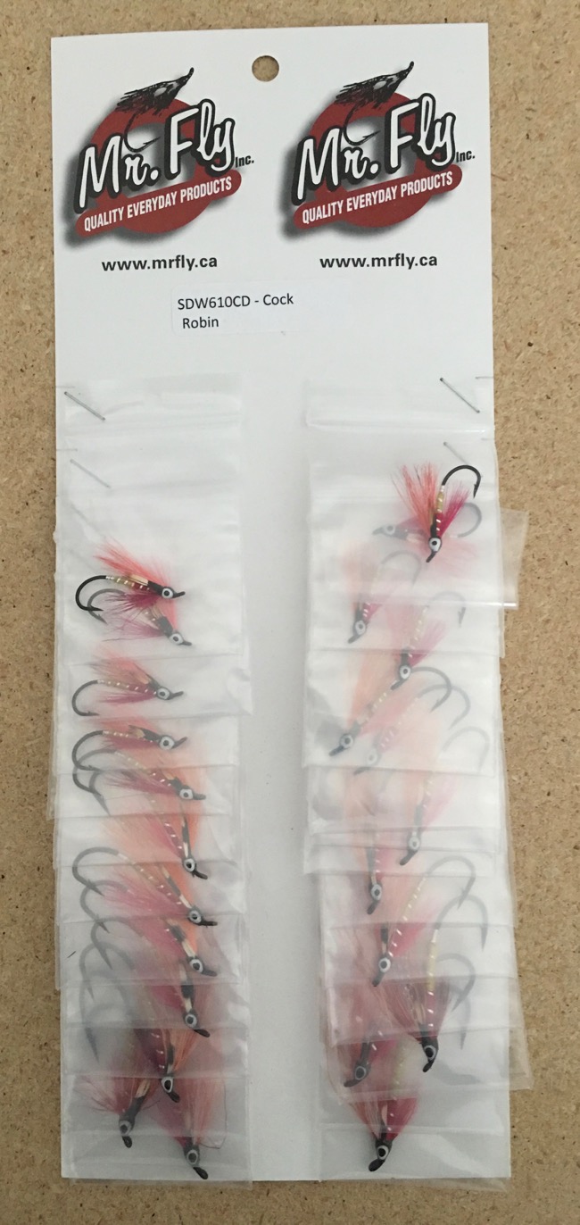 Cock Robin Fall & Black Salmon Flies-0