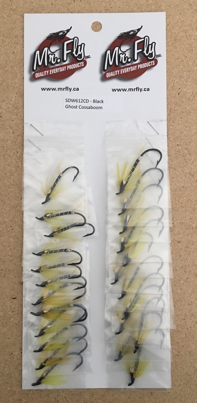 Black Ghost Cossaboom Fall & Black Salmon Flies-0