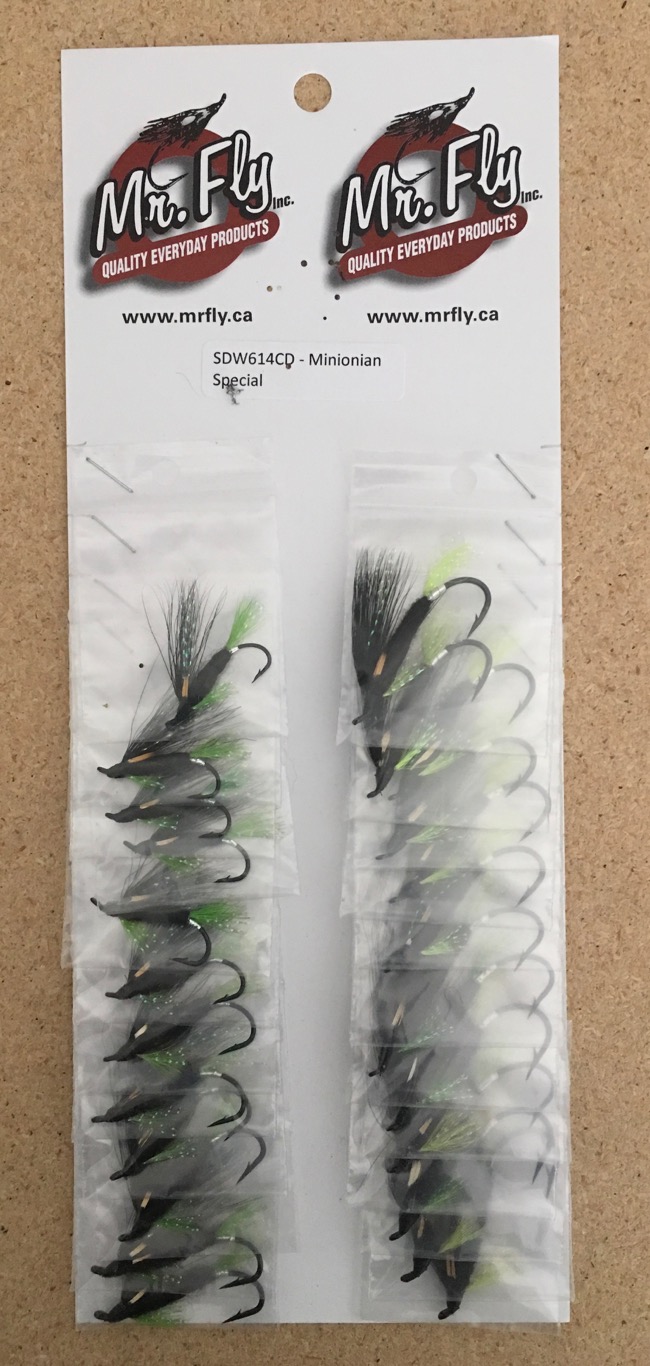 Minionian Special Fall & Black Salmon Flies-0