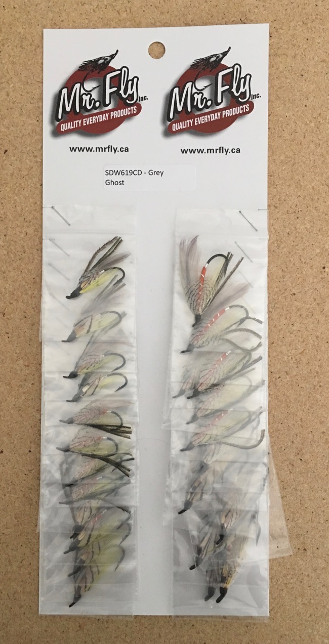 Grey Ghost Fall & Black Salmon Flies-0
