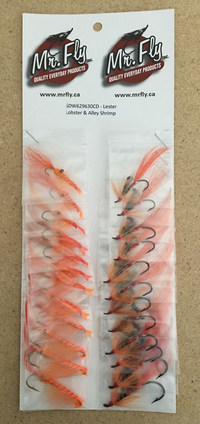 Lester the Lobster & Ally Shrimp Salmon Wet Flies-0