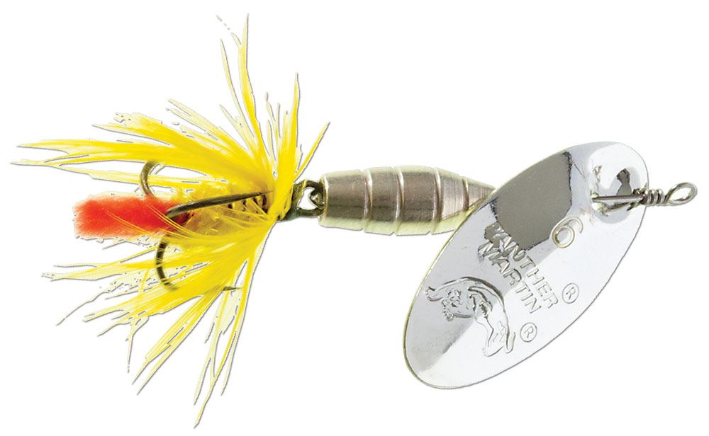 Panther Martin Lure - Size 9 ~ Deluxe Fly Silver/Yellow-0