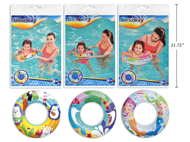 Sea Adventures Inflatable Swim Ring ~ 20" D {36113}-0
