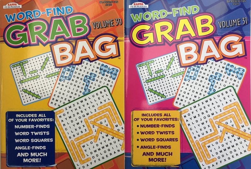 Word Find Books ~ Grab Bag - Digest Size-0