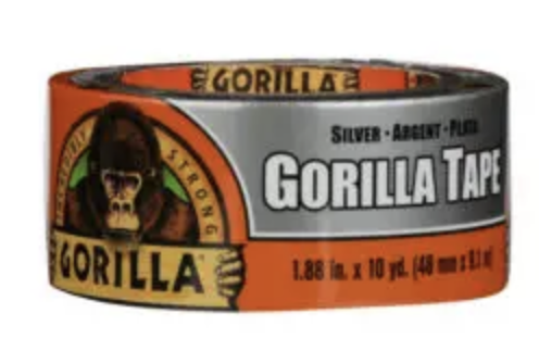 Gorilla Silver Tape ~ 1.88" x 10yds-0