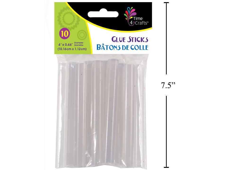 Glue Sticks for Glue Guns - 4" x 0.44" D ~ 10 per pack-0