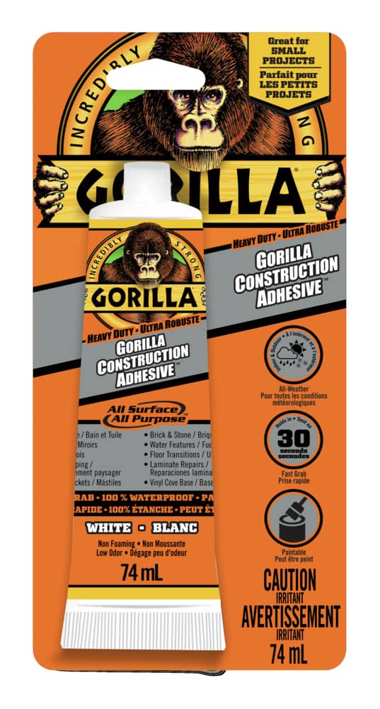 Gorilla Construction Adhesive ~ 74ml (2.5oz) Tube-0
