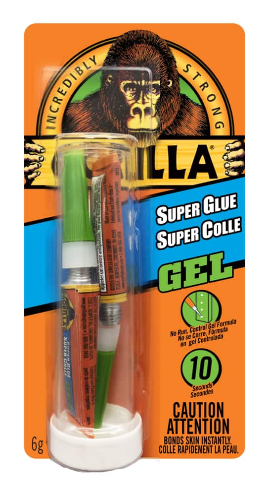 Gorilla Super Glue Gel ~ 2 x 3gr Single Use Tubes-0