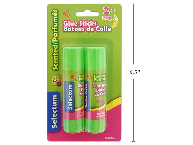 Selectum Fruit Scented Glue Sticks ~ 2 x 20gram-0